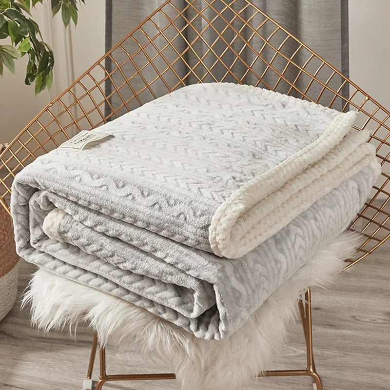 Fleece Flannel Blanket: Single/Queen Size