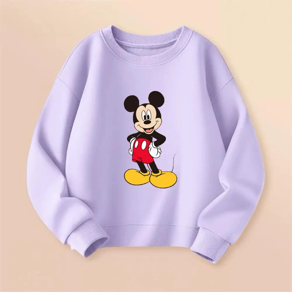 Boys Cute Sweatshirts Red Blue Yellow Tops Long Sleeve Round Neck Pullovers New Design Clothes Baby Printing Hoodie Outer Wear