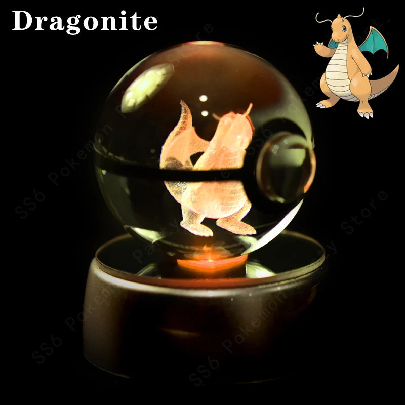 Pokémon Crystal Ball 3D Night Light