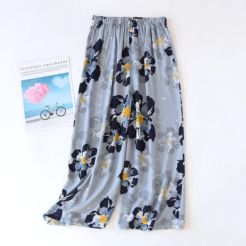 Summer Women's 100% Viscose Pajama Pants
