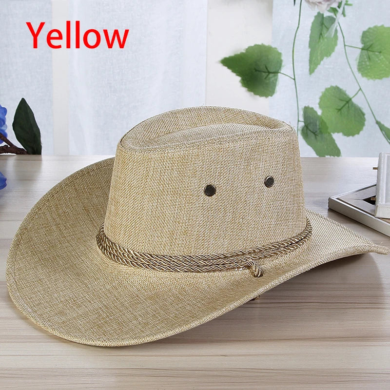 Summer Wide Brim Western Cowboy Hat