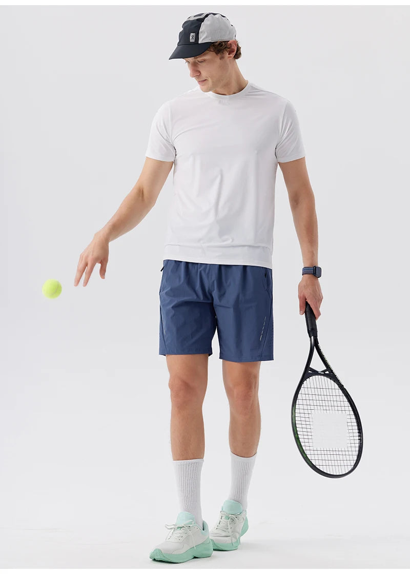 Men's Tennis Sports Shorts Gym Fitness Training Running Sports Jogging Shorts Quick Dry Breathable Sportswear