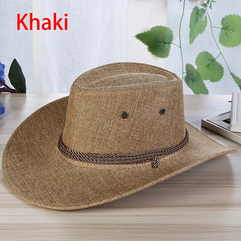 Summer Wide Brim Western Cowboy Hat