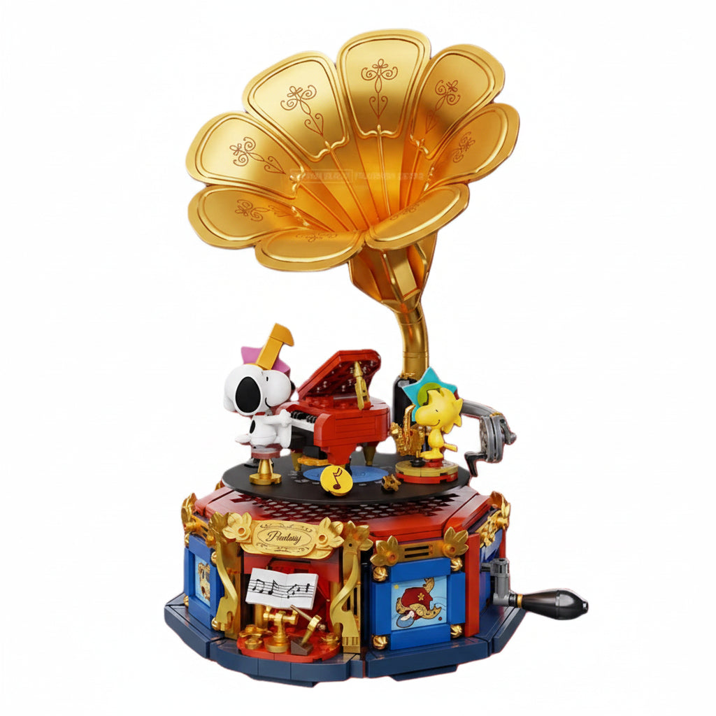 Snoopy Gramophone Building Blocks Set