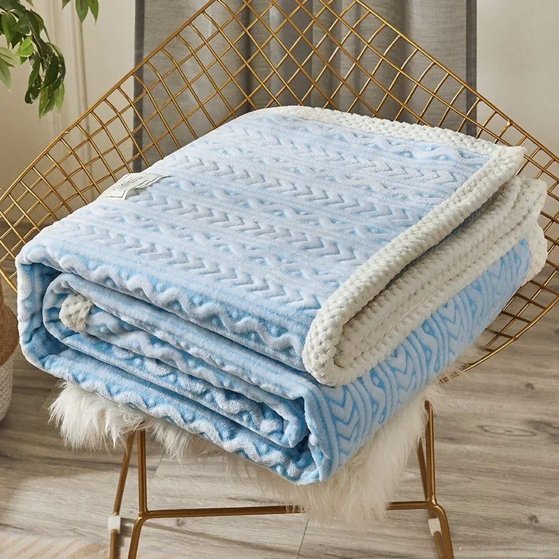 Fleece Flannel Blanket: Single/Queen Size
