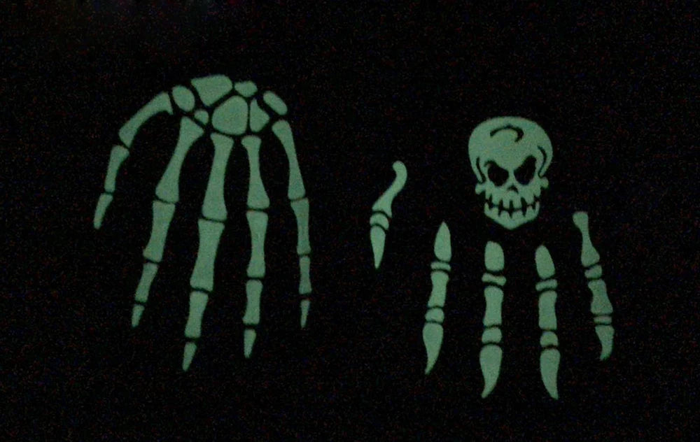 Luminous Gloves Childs Halloween Supplies For Winter Hand Warmer Bone Skull Grimace Mitten Non Slip Horror Hand Keep Warm Gloves