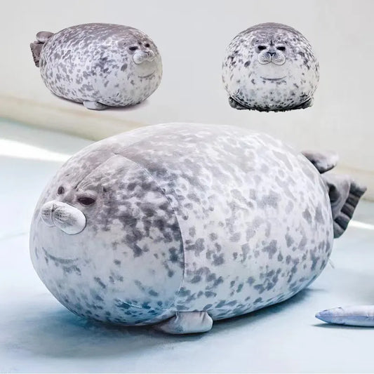 Soft Stuffed Seal Pillow