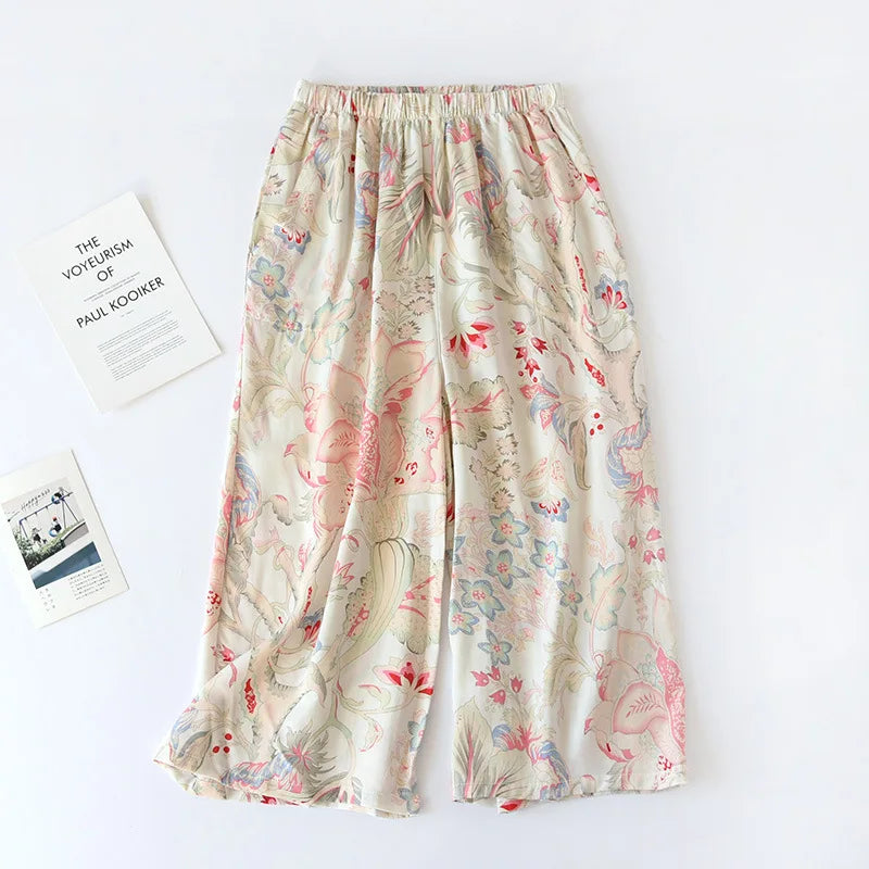 Summer Women's 100% Viscose Pajama Pants
