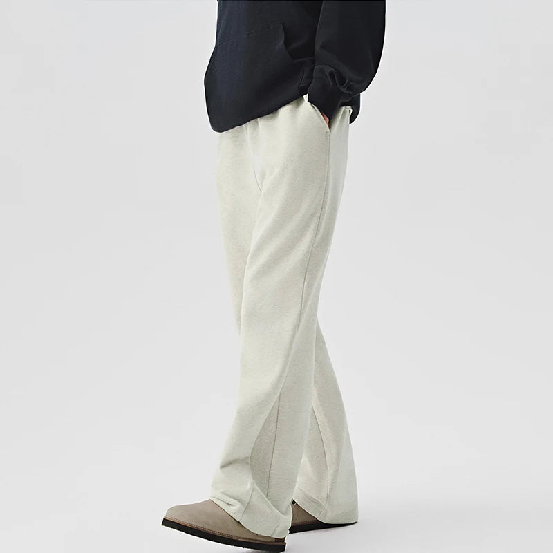 Men's Joggers Sweatpants Autumn Winter Tracksuit Loose Gyms Track Male Black Trousers Solid Color Fashion Baggy Pants Men