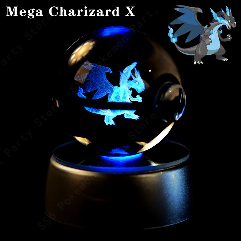 Pokémon Crystal Ball 3D Night Light