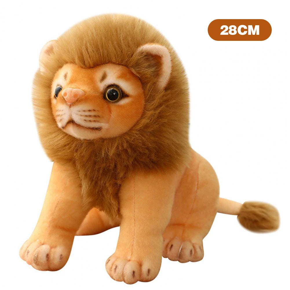 Large Lion, Tiger and Deer Animal Plush