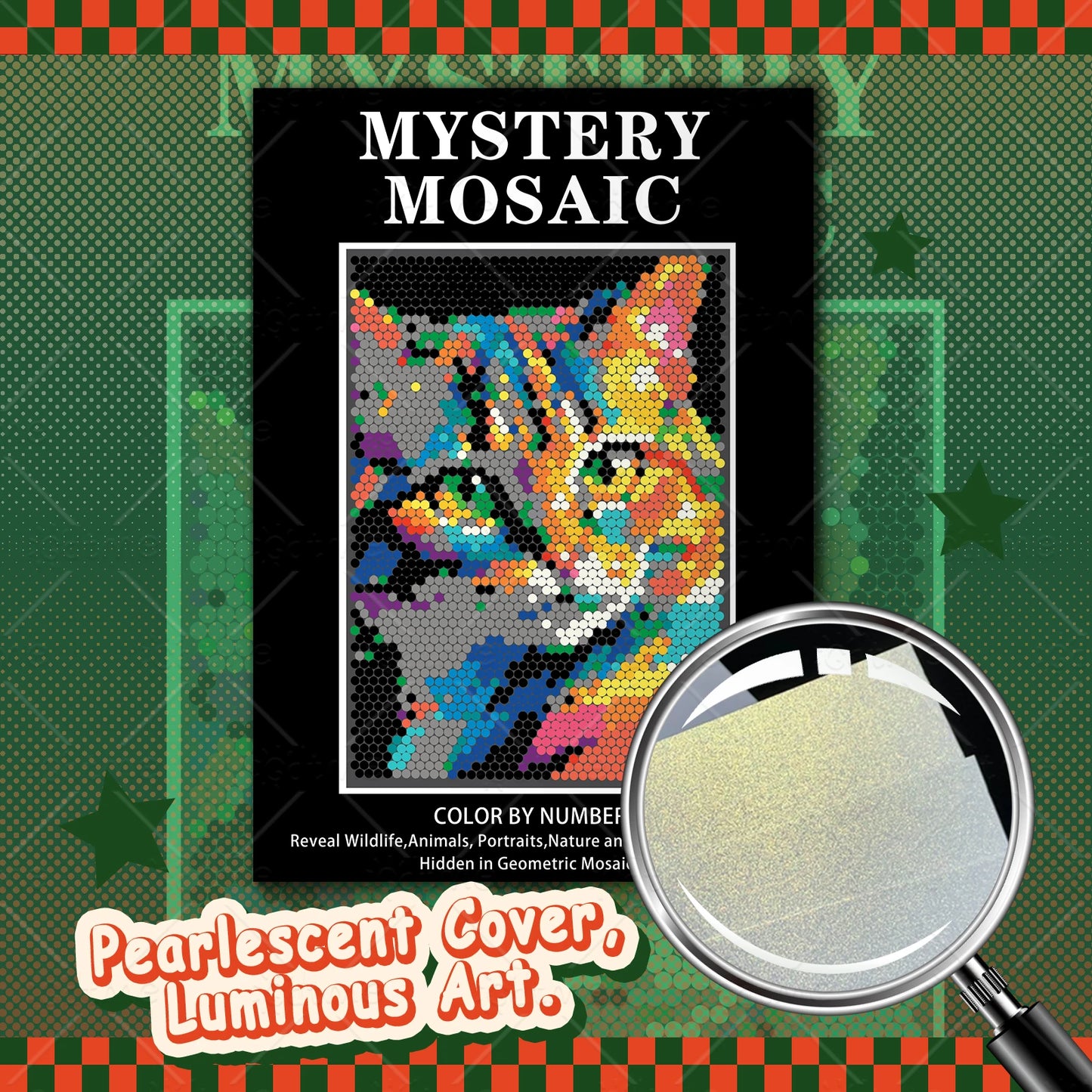  Funny Mystery Mosaics Pixel Art Coloring Book Cats Relaxation Hand Drawn Book Colorful Graffiti Painting Book Cat Lovers