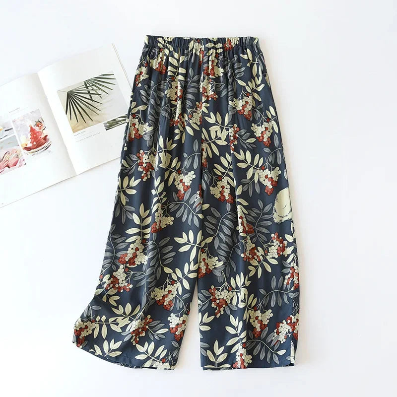 Summer Women's 100% Viscose Pajama Pants