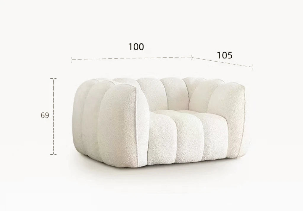 European Upholstered Living Room Sofa