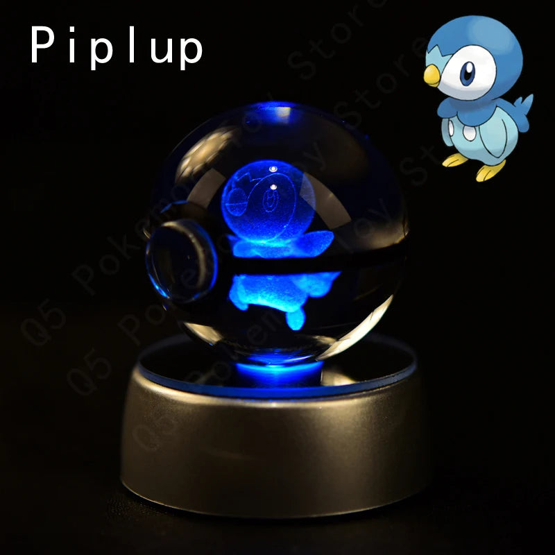 Pokémon Crystal Ball 3D Night Light
