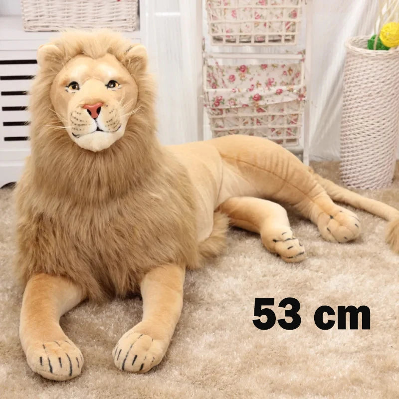 Large Lion, Tiger and Deer Animal Plush