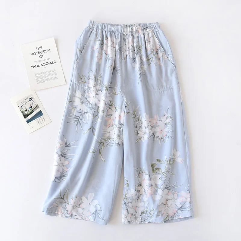 Summer Women's 100% Viscose Pajama Pants