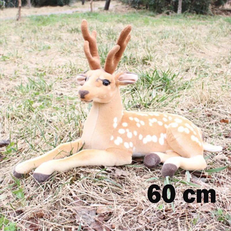 Large Lion, Tiger and Deer Animal Plush