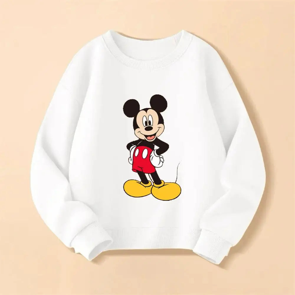 Boys Cute Sweatshirts Red Blue Yellow Tops Long Sleeve Round Neck Pullovers New Design Clothes Baby Printing Hoodie Outer Wear