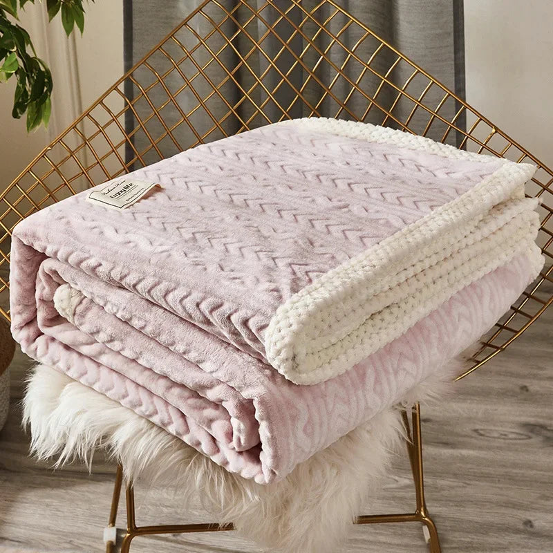 Fleece Flannel Blanket: Single/Queen Size