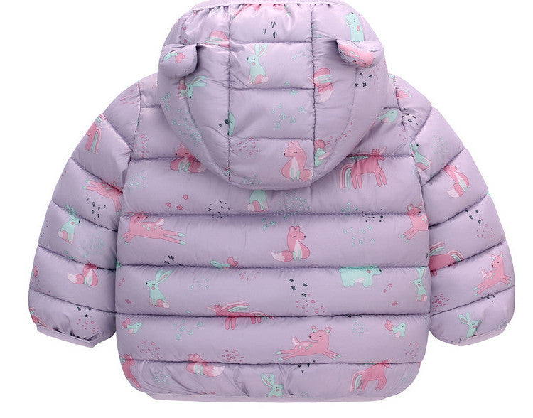 Kids Autumn Winter Jacket for Baby Warm Coat Children Cotton Outerwear Student Outdoor Baby Clothing kids winter jacket