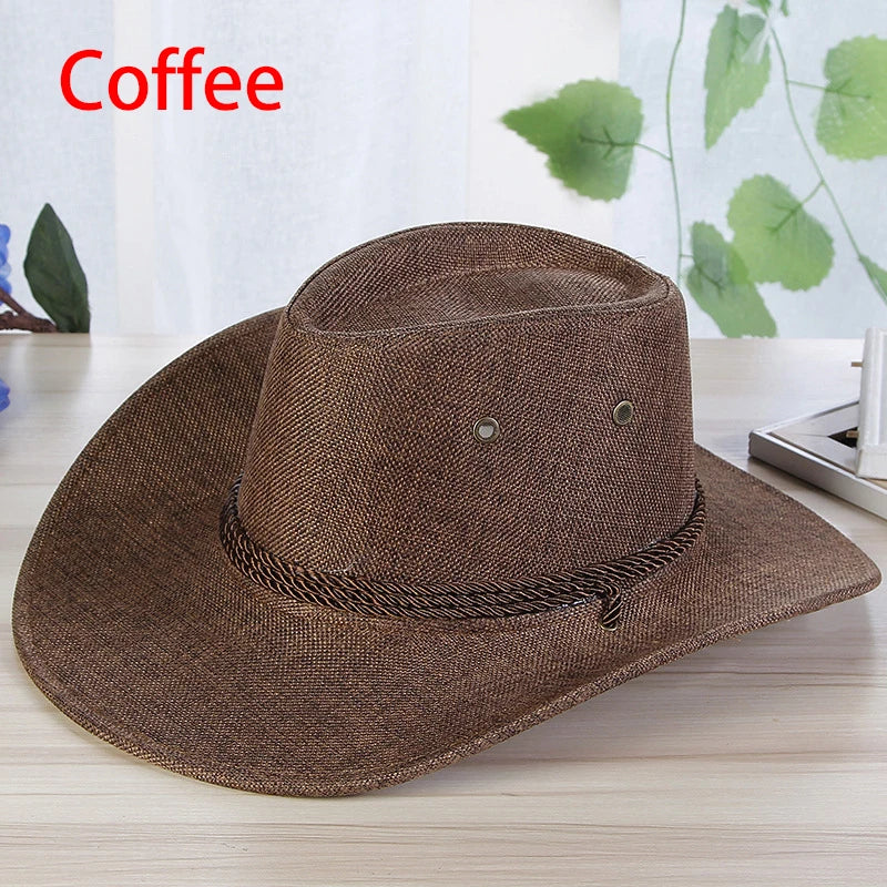 Summer Wide Brim Western Cowboy Hat