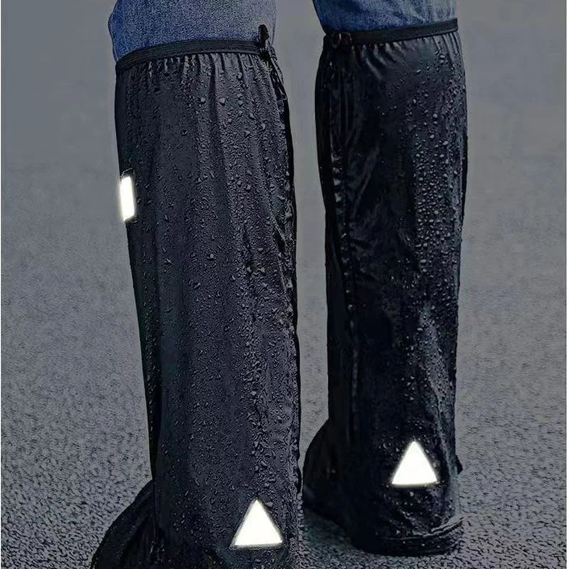 Rain Shoes Cover Men Women Waterproof Shoes Cover Protection High Cylinder Wear Resistant Light Rain Boot Accessories