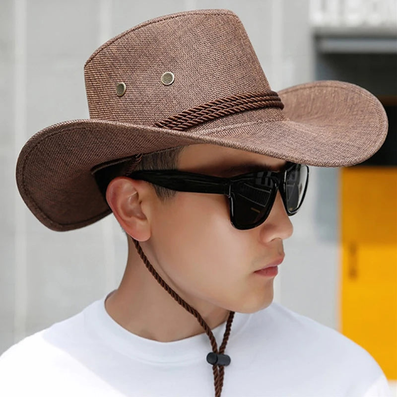 Summer Wide Brim Western Cowboy Hat