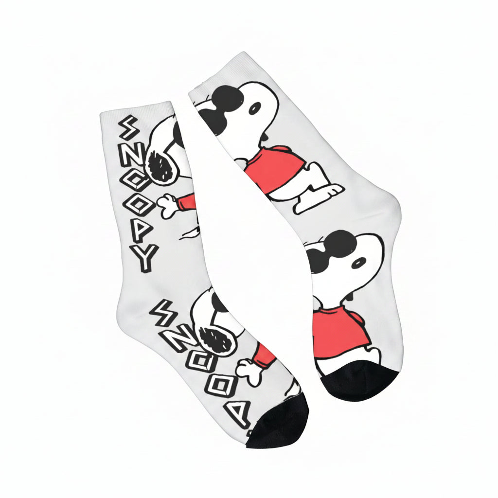 Snoopy Retro Couple Socks – Anti-Skid Design