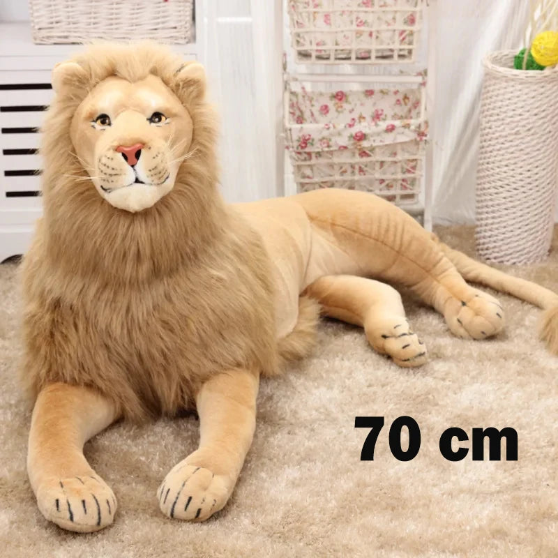 Large Lion, Tiger and Deer Animal Plush