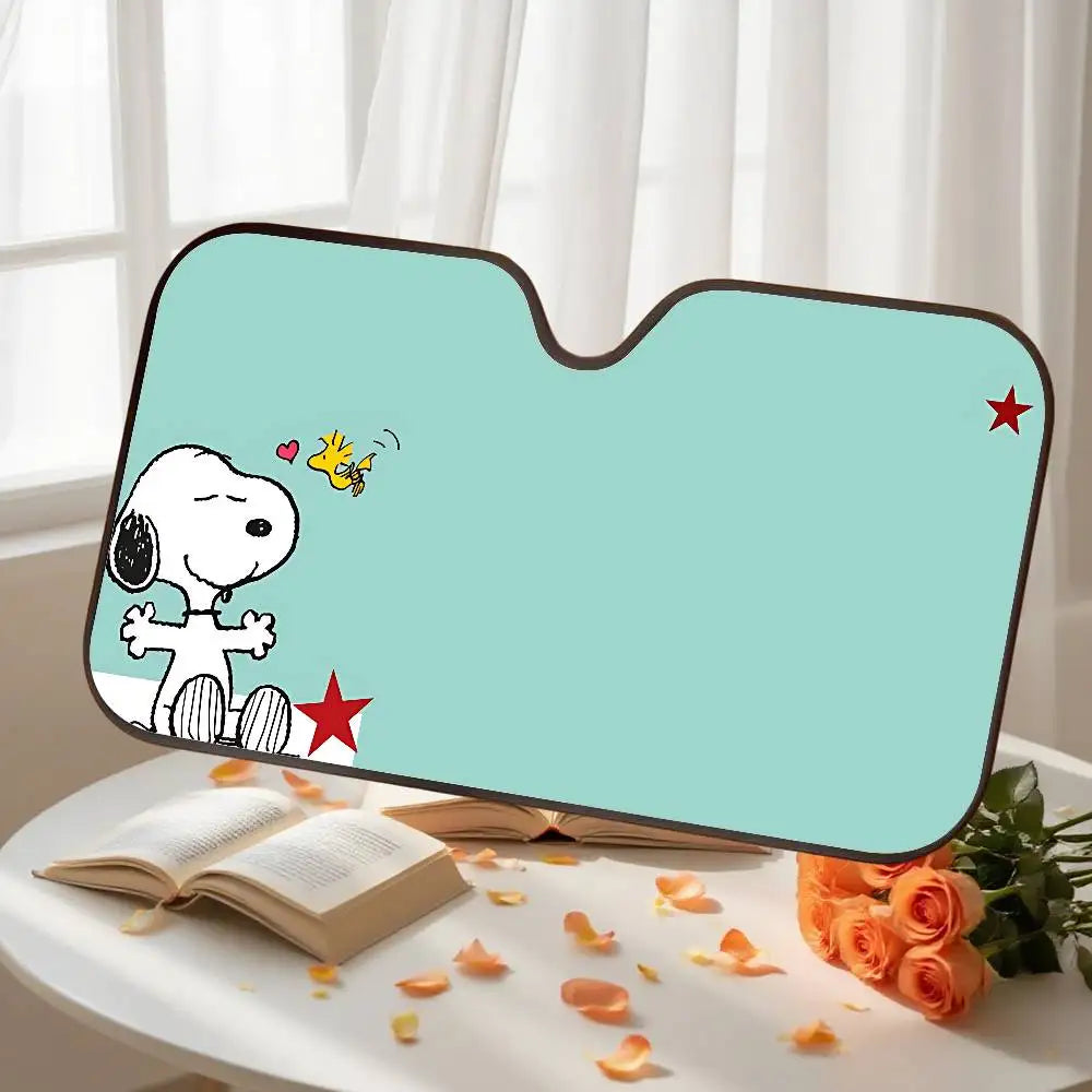 Peanuts Car Windshield Sunshade Cover