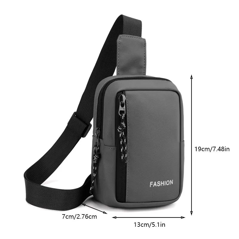 Water-Proof Messenger Crossbody Shoulder Bag with Built-In USB Cable on Some Options