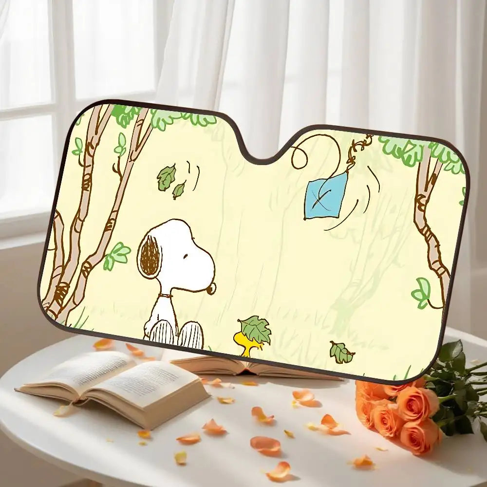 Peanuts Car Windshield Sunshade Cover