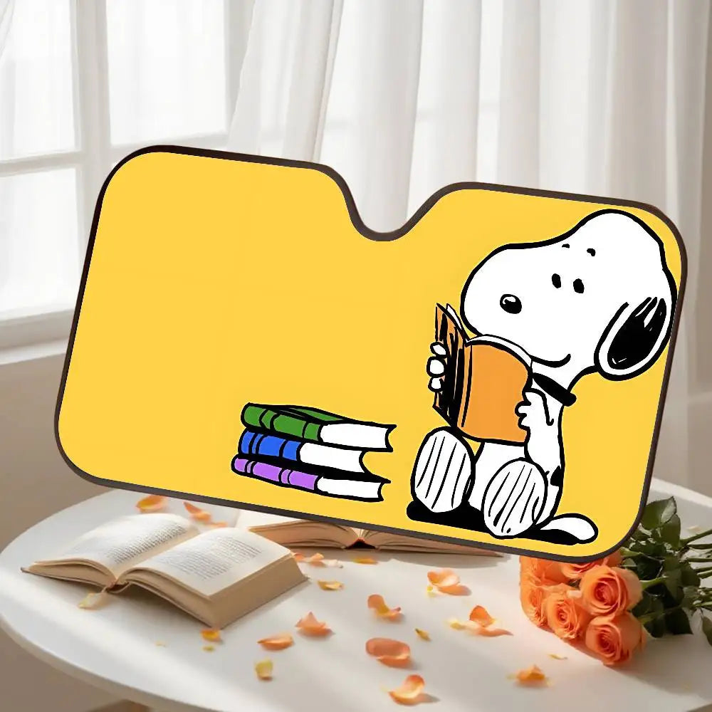 Peanuts Car Windshield Sunshade Cover