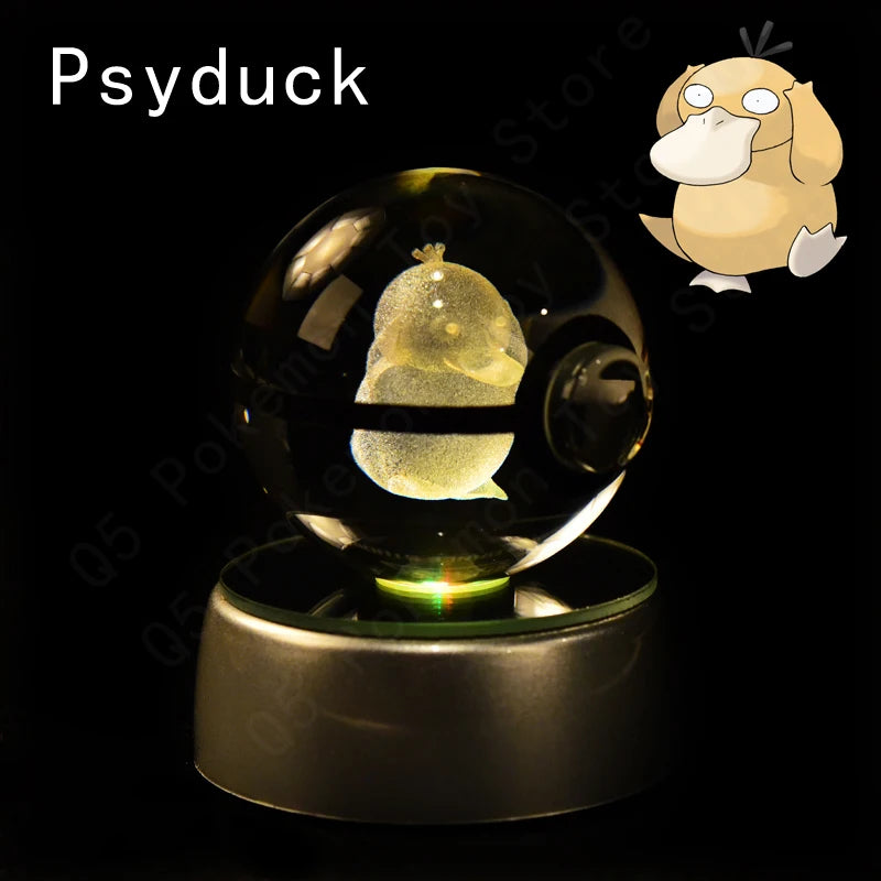 Pokémon Crystal Ball 3D Night Light