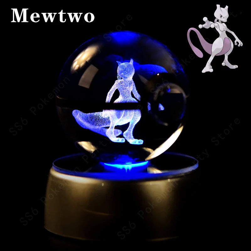 Pokémon Crystal Ball 3D Night Light