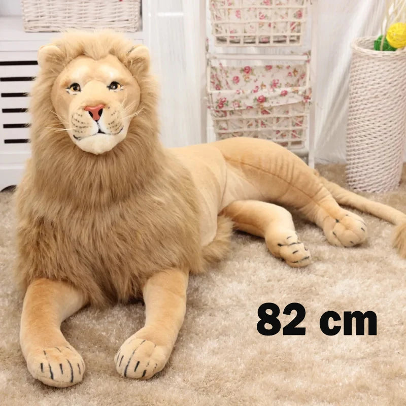 Large Lion, Tiger and Deer Animal Plush
