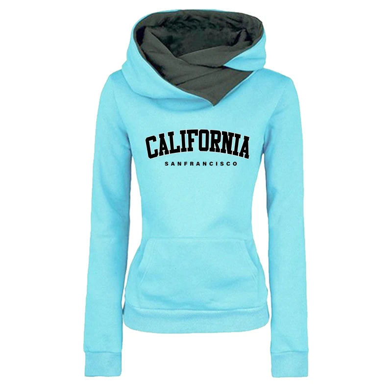 Sports Women's Sweatshirts Quality Fashion Versatile Hoodies Print Double Collar Pullovers Daily Outdoors Hot Sale Autumn Winter