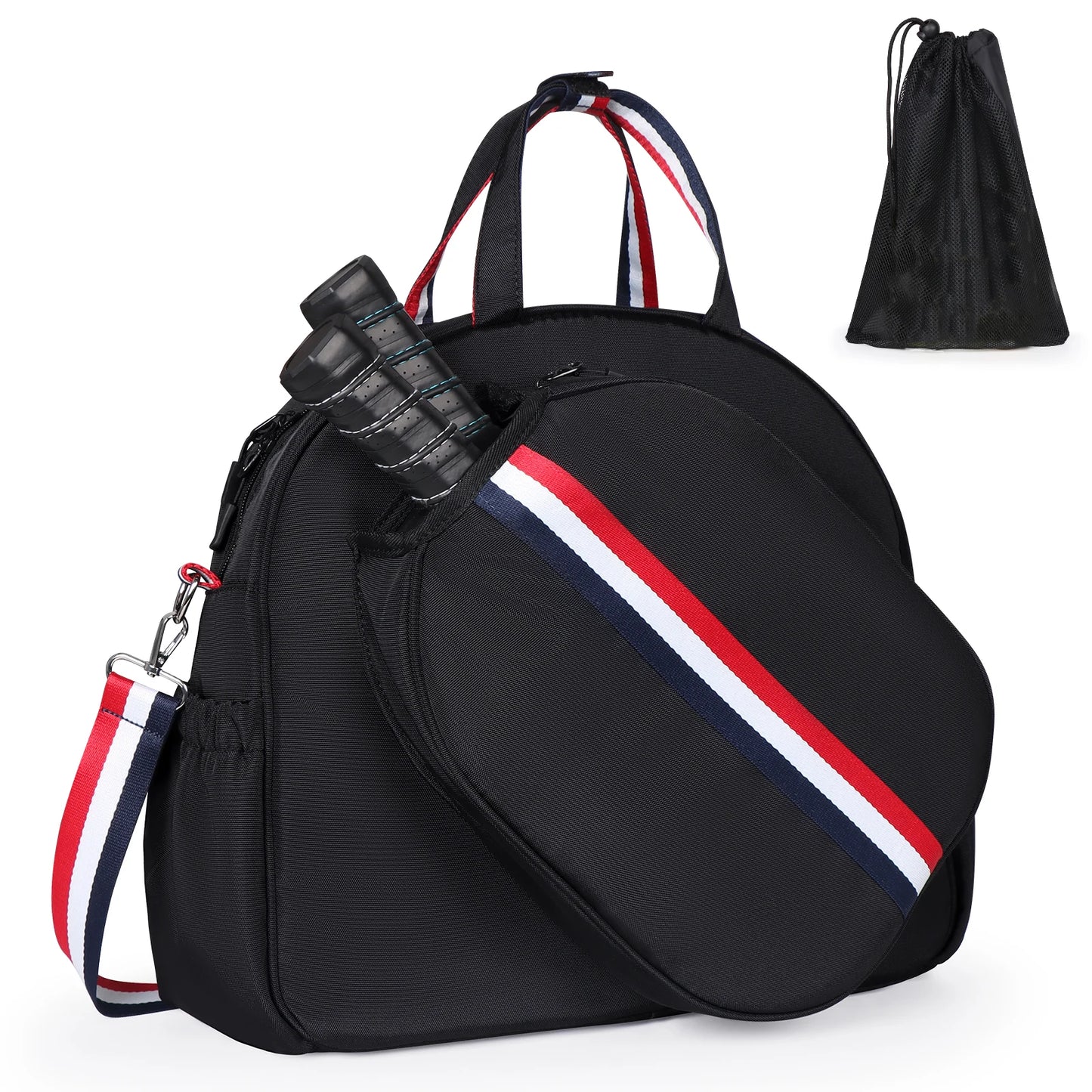 Adjustable Pickleball Paddle Backpack Bag Multi Sport Large Capacity Storage Tennis Racquetball Equipment For Men Women