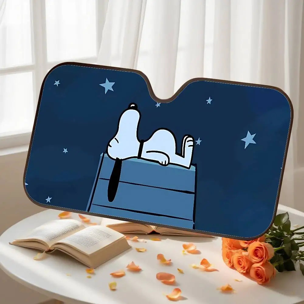 Peanuts Car Windshield Sunshade Cover