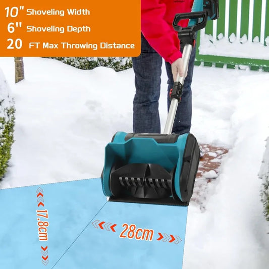1000W Electric Brushless Walk-Behind Snow Blower - Without Battery