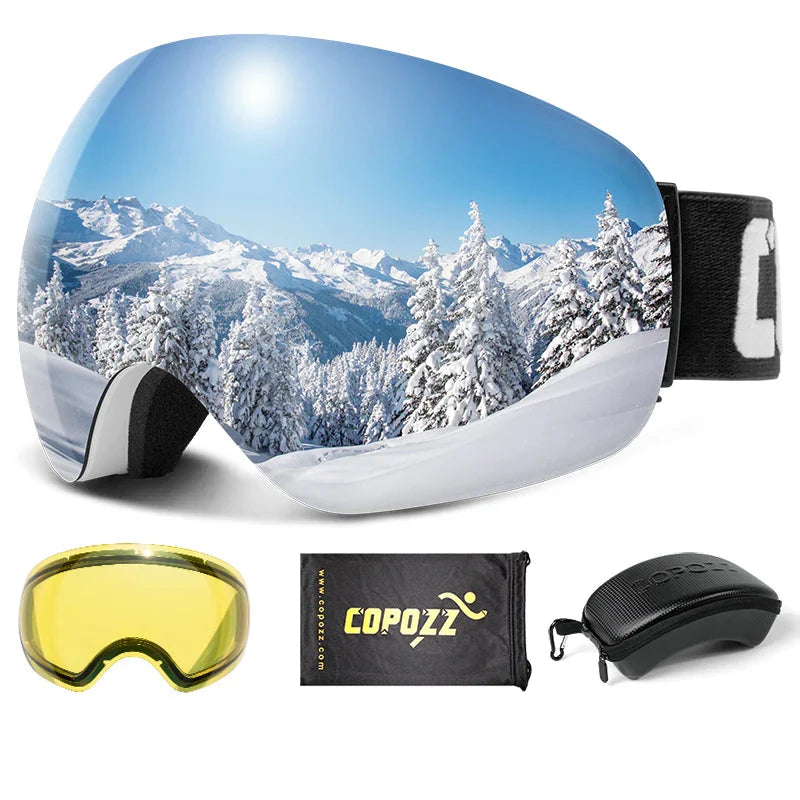 Enhanced Night Vision Frameless Ski Goggles