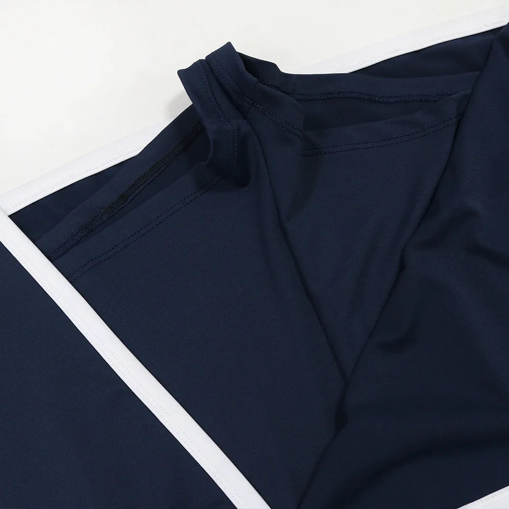 Contrast Tennis Skirt 2 Pieces Set for Woman 2025 Summer Outfits Tank Top and Skort Suit Active Sexy Matching Two Piece Sets