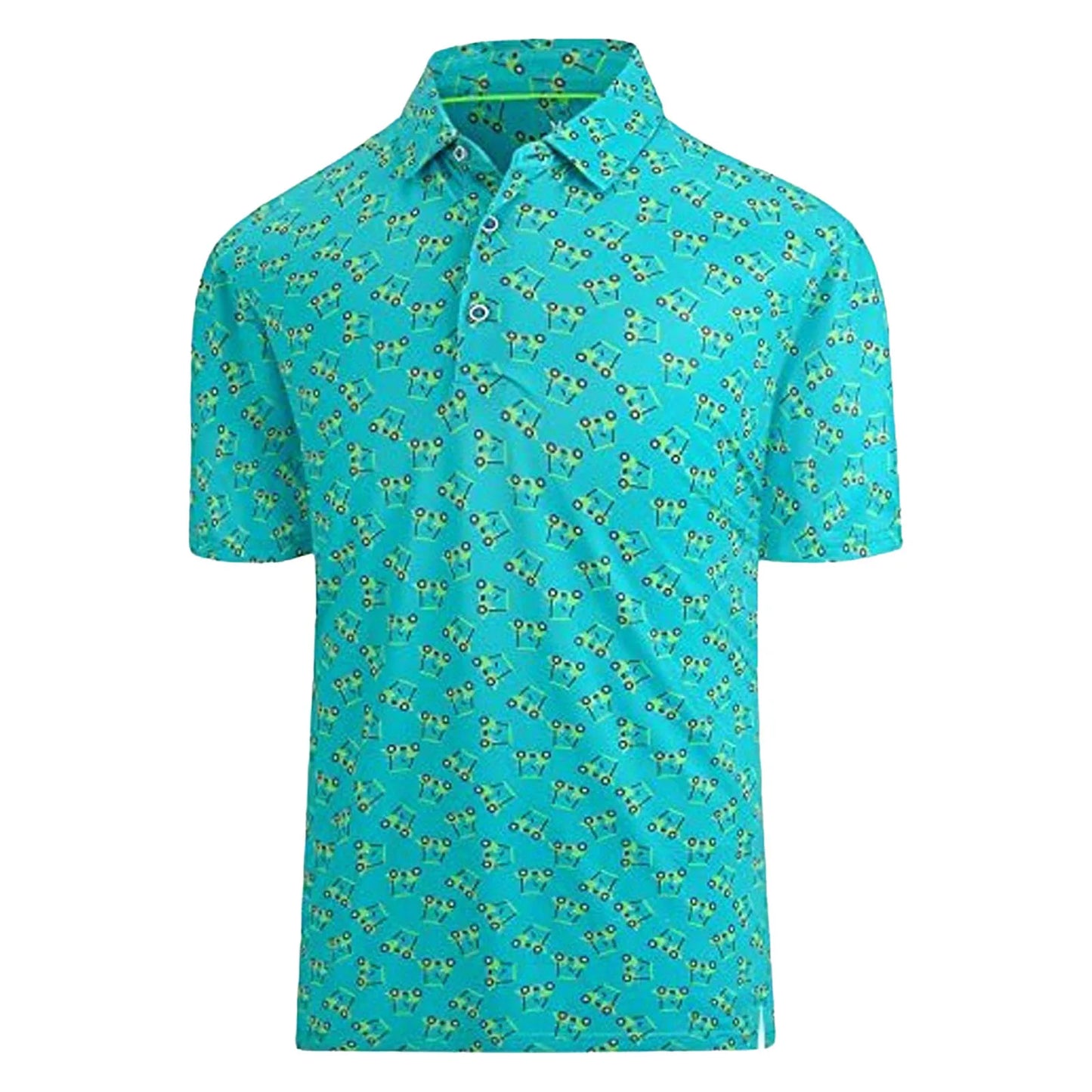 Men's Golf Tennis T-Shirt Moisture-Wicking Short Sleeve Printed Casual Sports Shirt S-6XL