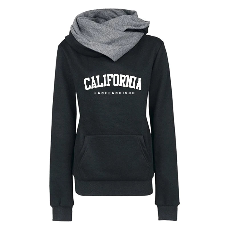 Sports Women's Sweatshirts Quality Fashion Versatile Hoodies Print Double Collar Pullovers Daily Outdoors Hot Sale Autumn Winter