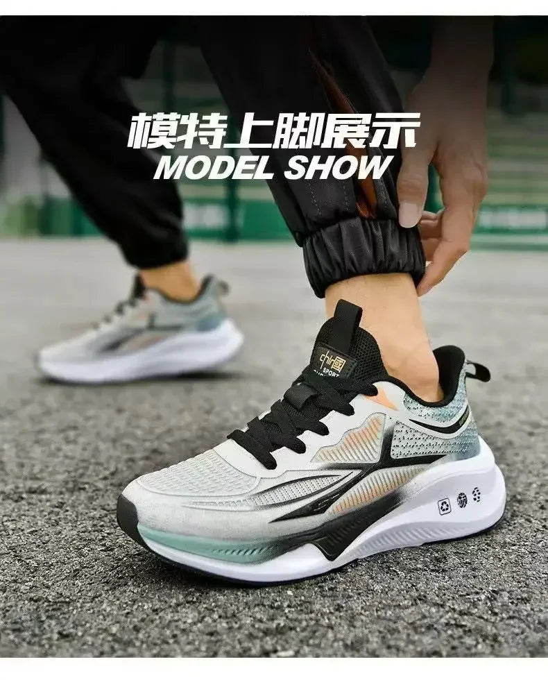 Running & Walking Men's Shoes - Lace-up, Lightweight, Comfortable & Breathable Tennis Sneakers