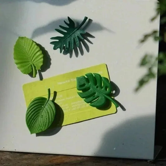 3D Leaf Fridge Magnets
