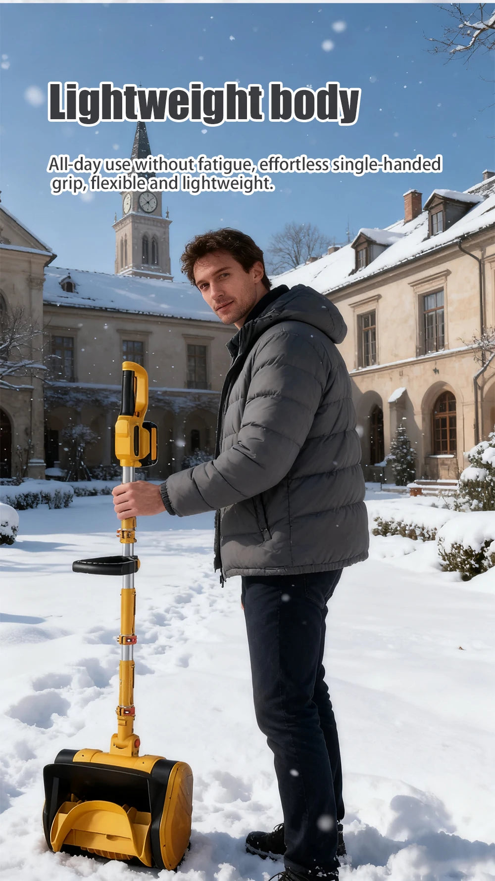 1200W Electric Battery-Powered Cordless Snow Blower