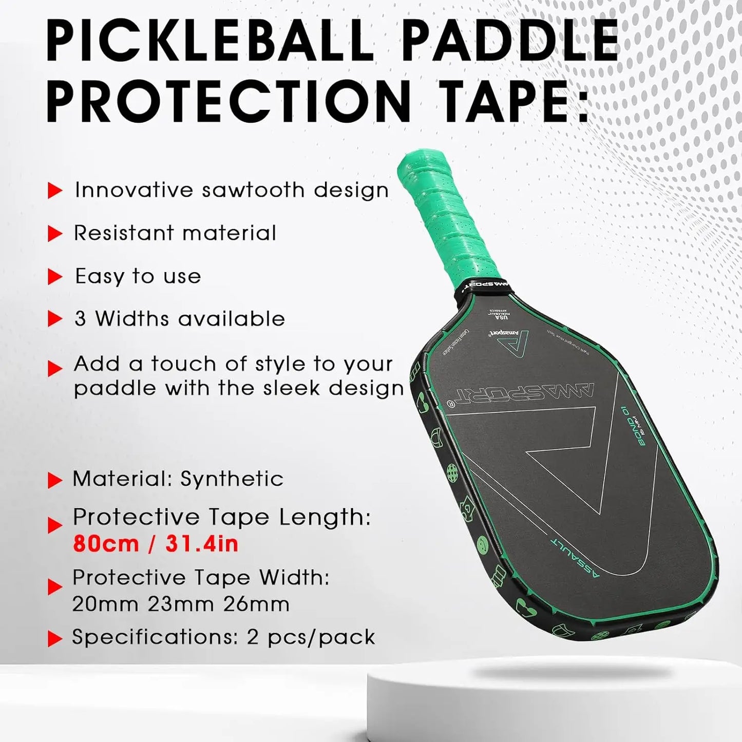 Racket Edge Protection Tape - 2 Units Pack