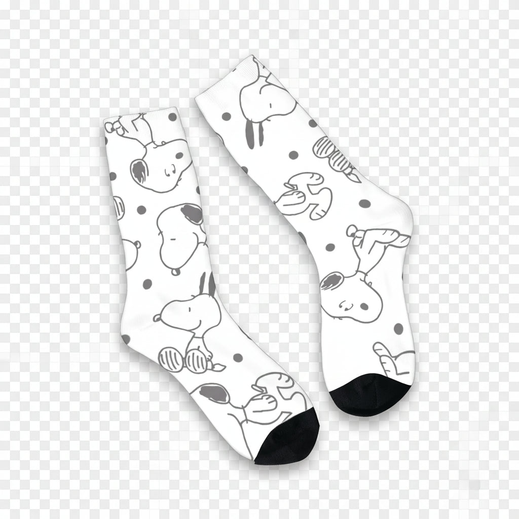 Snoopy Retro Couple Socks – Anti-Skid Design